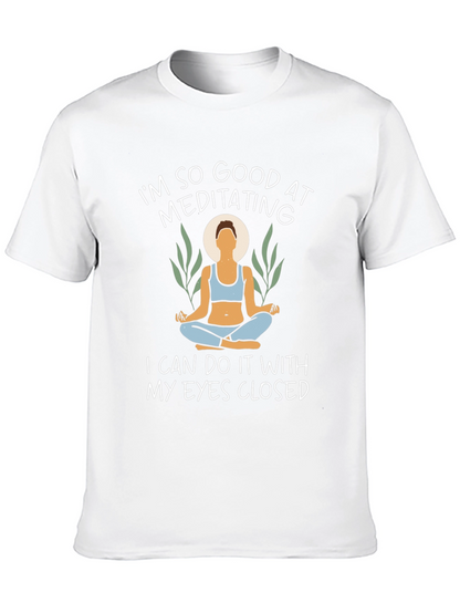 Meditating T-Shirt - Zen Relaxation Tee