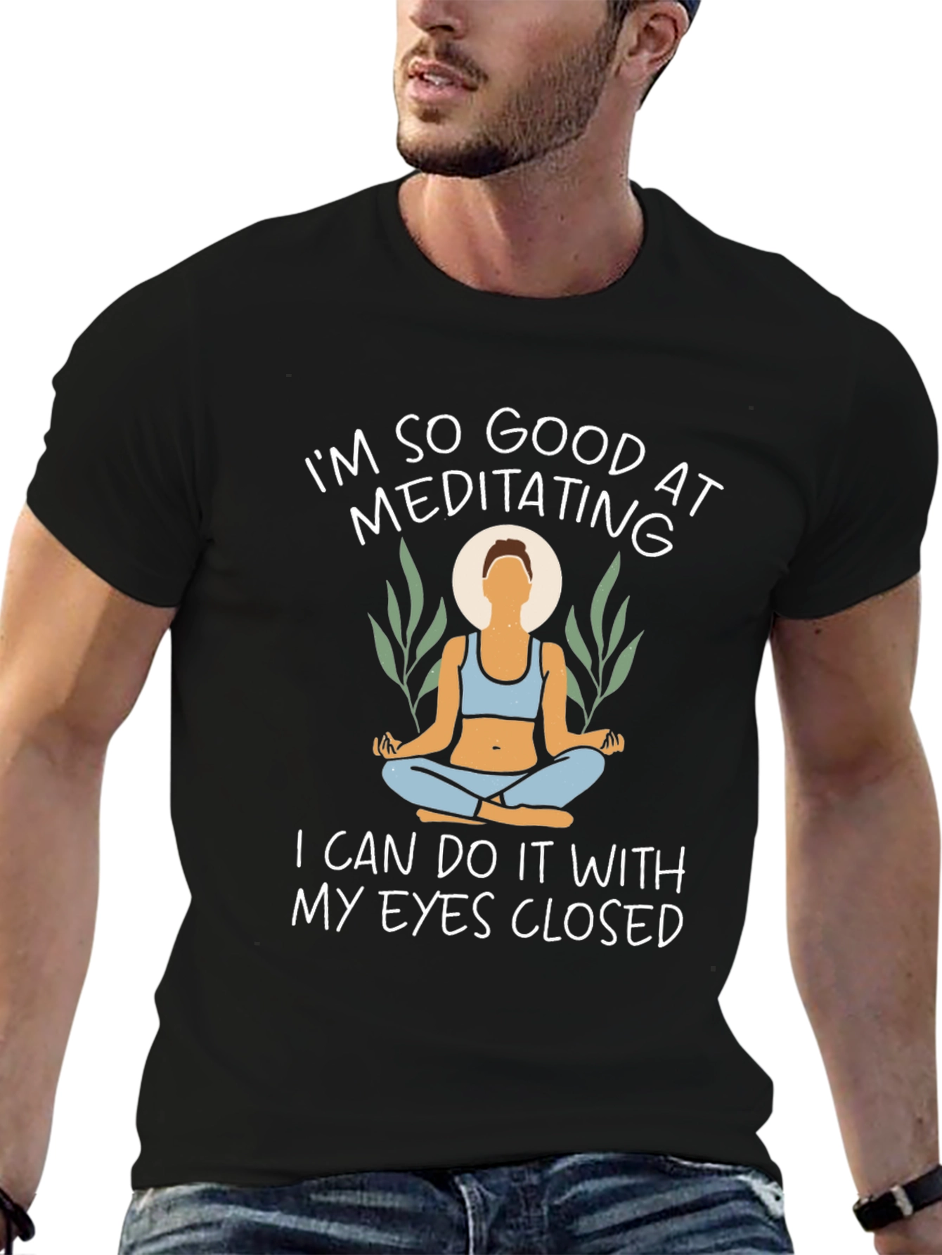 Meditating T-Shirt - Zen Relaxation Tee