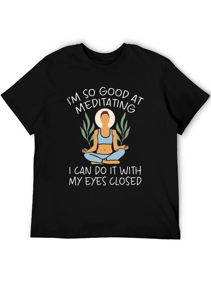 Meditating T-Shirt - Zen Relaxation Tee