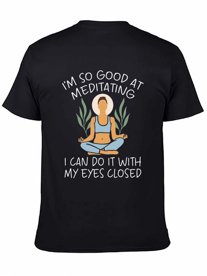Meditating T-Shirt - Zen Relaxation Tee