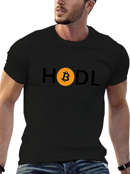 HODL Bitcoin Graphic Tee - Crypto Investor T-Shirt