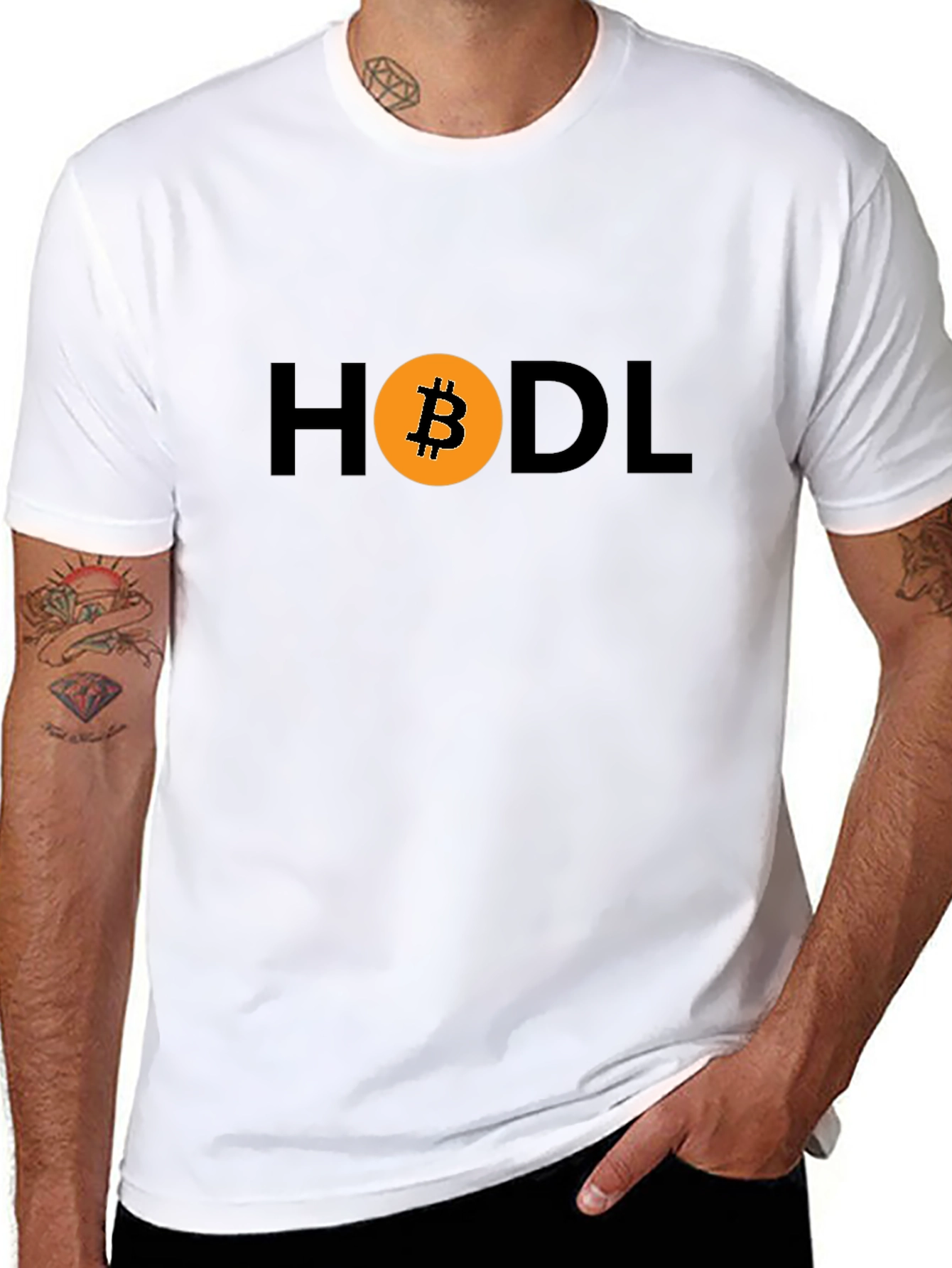 HODL Bitcoin Graphic Tee - Crypto Investor T-Shirt
