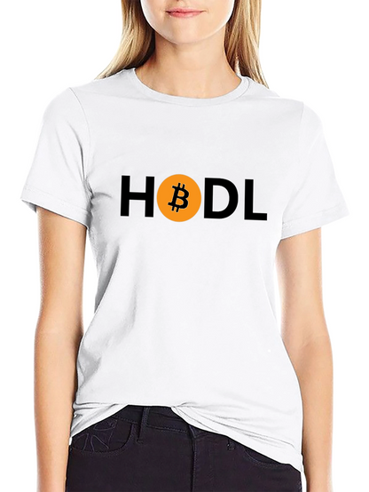 HODL Bitcoin Graphic Tee - Crypto Investor T-Shirt
