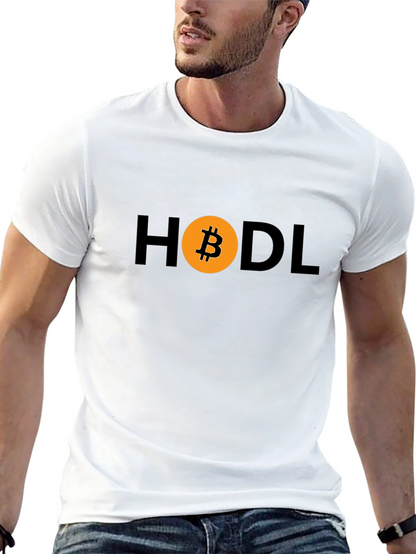 HODL Bitcoin Graphic Tee - Crypto Investor T-Shirt