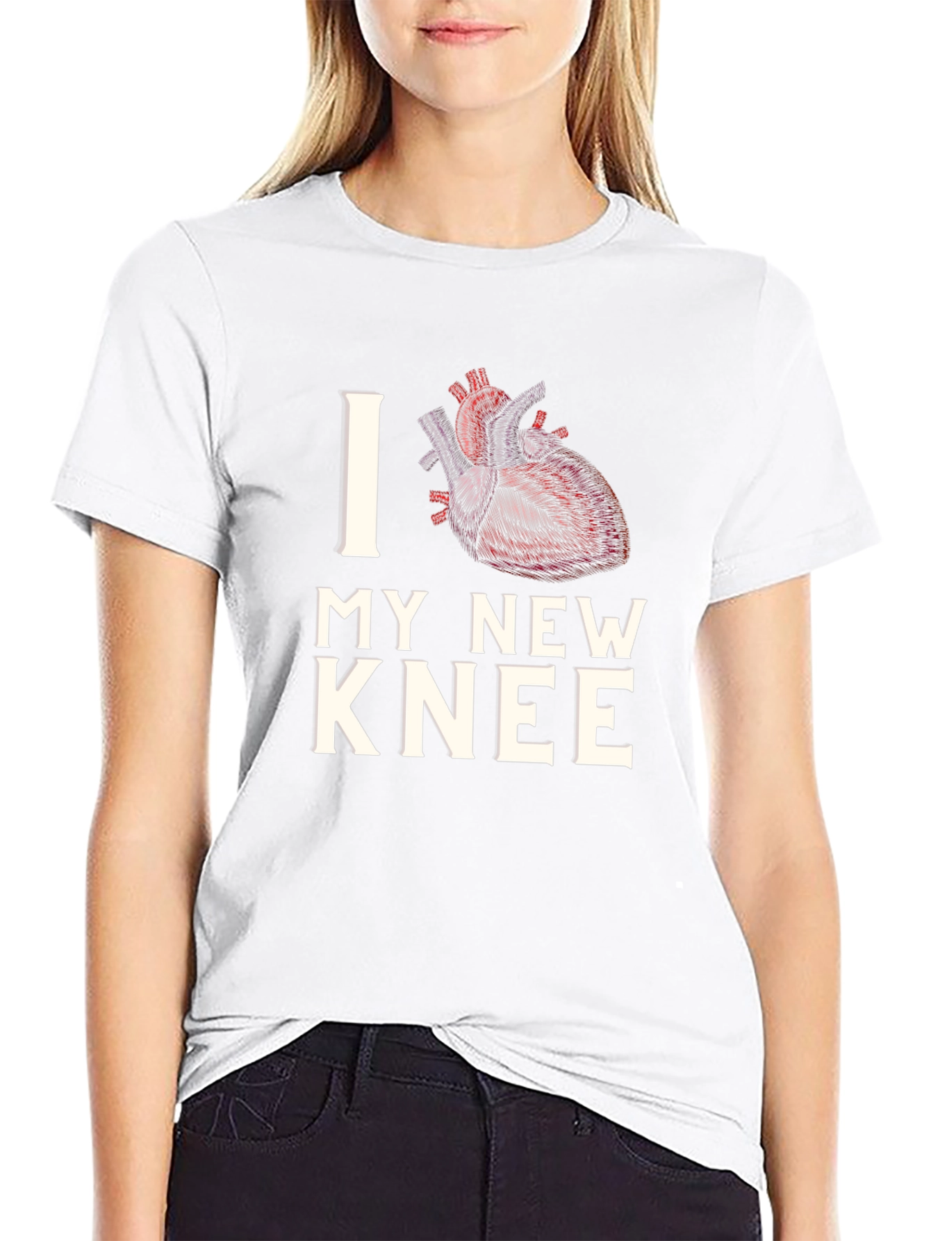 I Heart My New Knee Funny T-Shirt