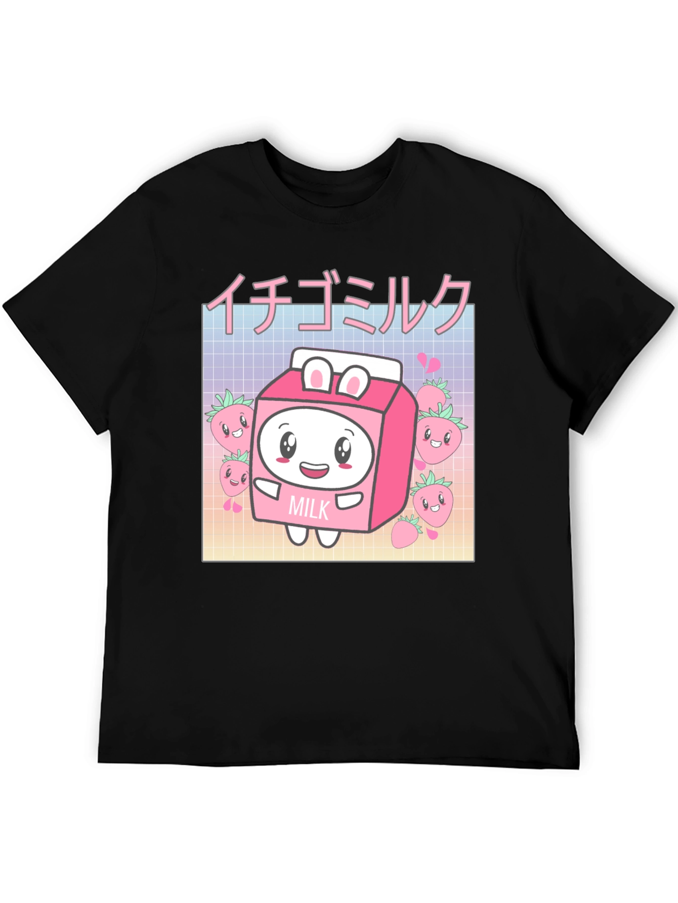 Strawberry Milk T-Shirt Kawaii Anime Tee