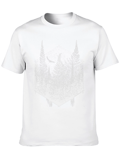 Nature Inspired Forest T-Shirt - Black