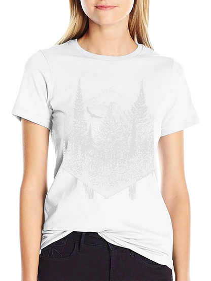 Nature Inspired Forest T-Shirt - Black
