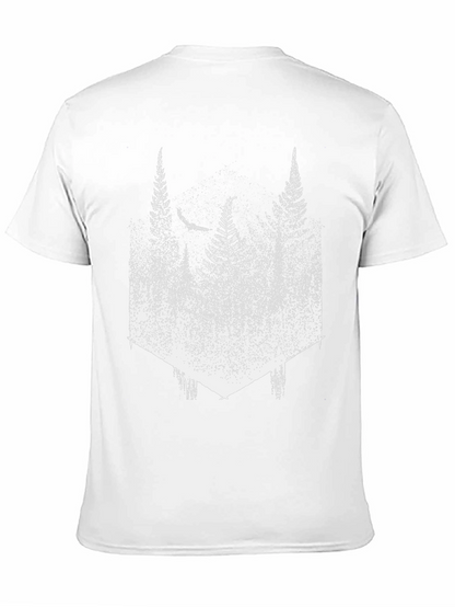 Nature Inspired Forest T-Shirt - Black