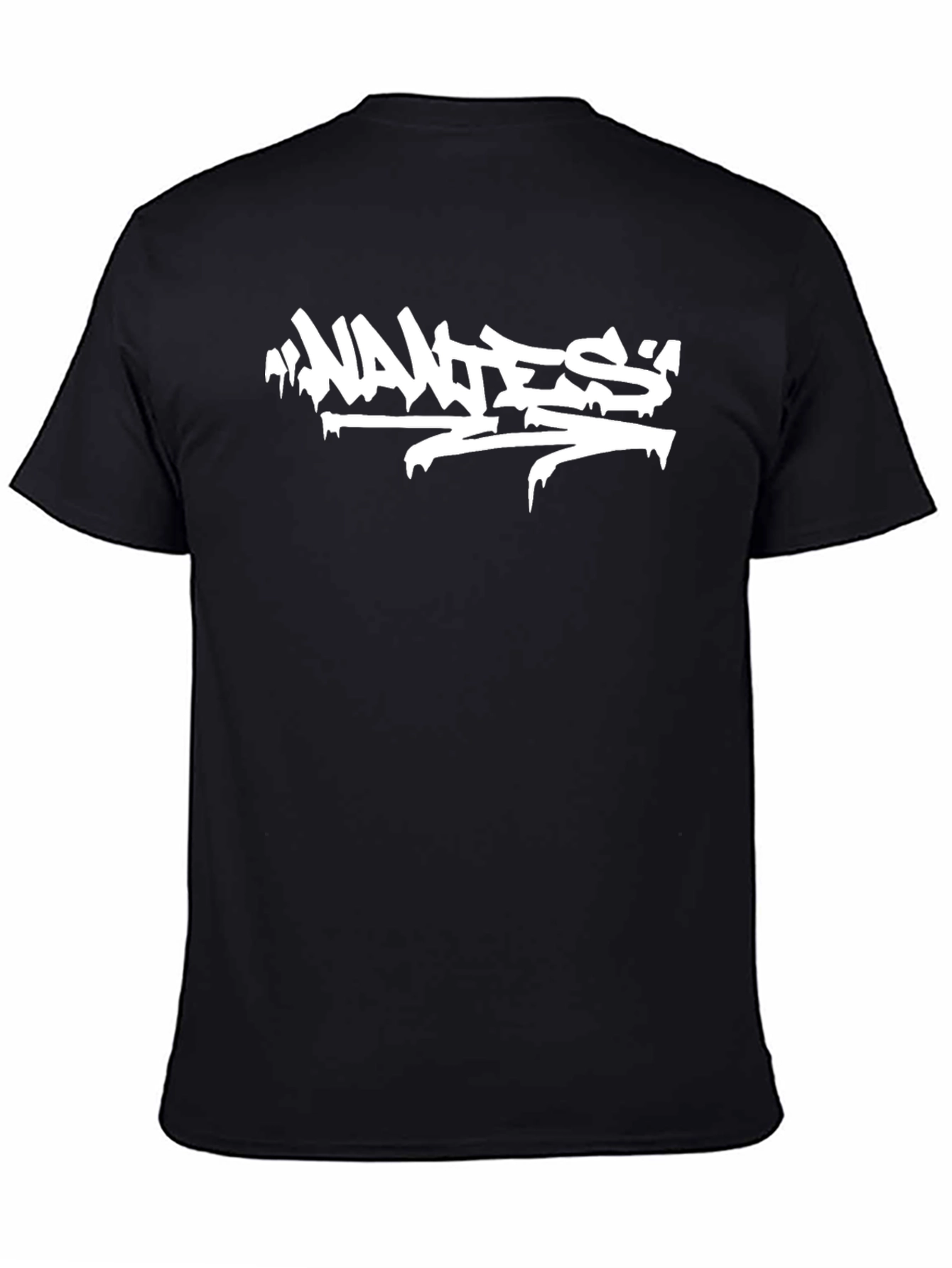 Cool Graphic Tee - Wanted Graffiti Style Print