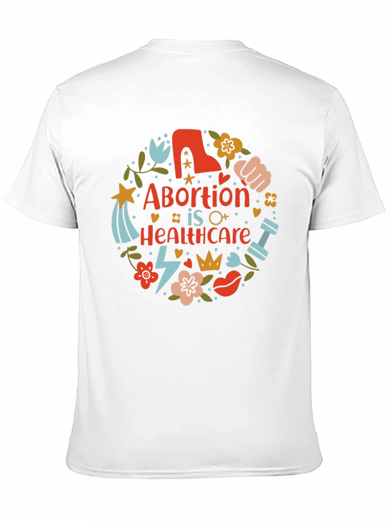 Abortion is Healthcare T-Shirt Pro Choice Feminist Tee