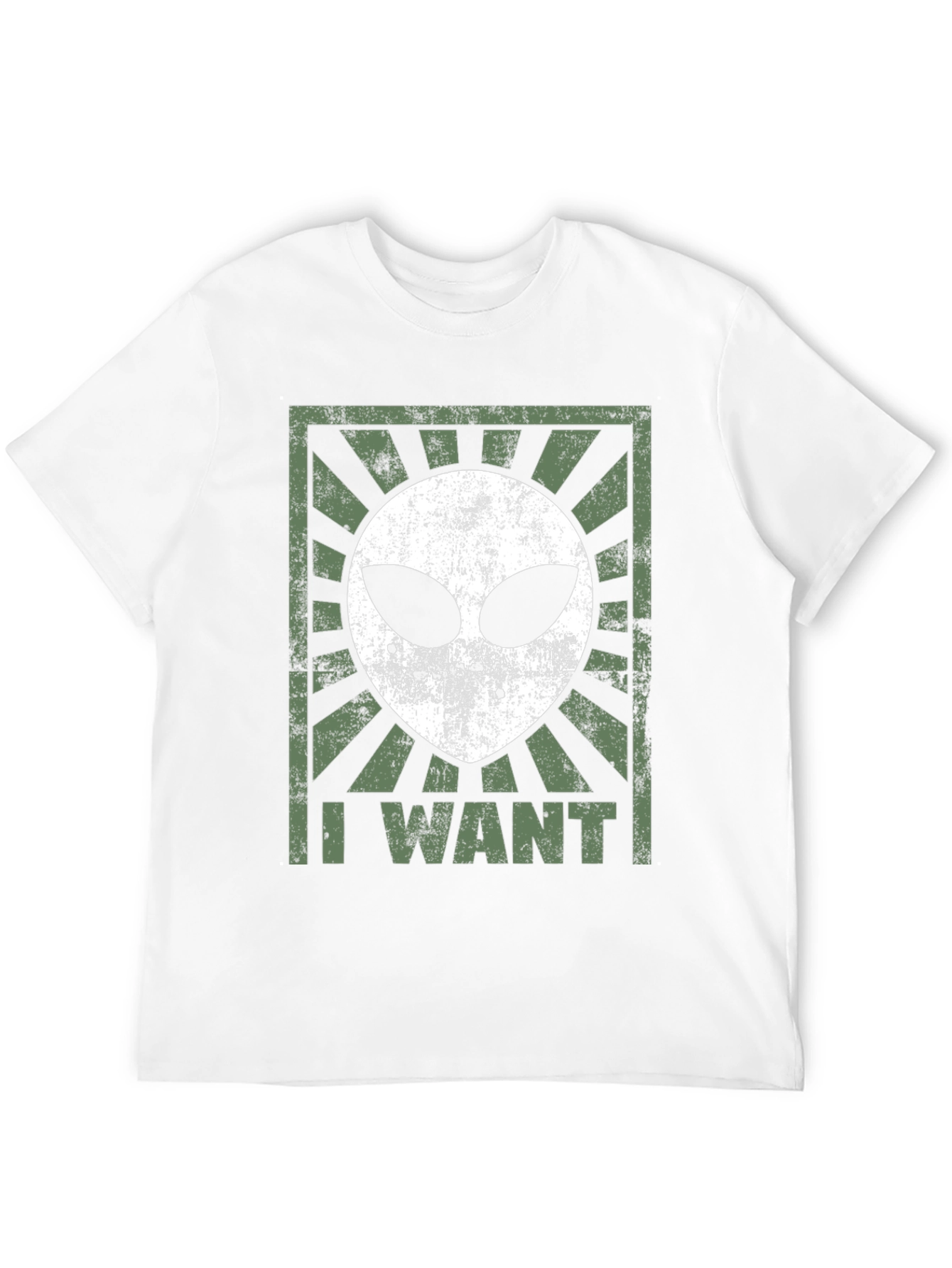 I Want Alien Graphic Tee - Black T-Shirt