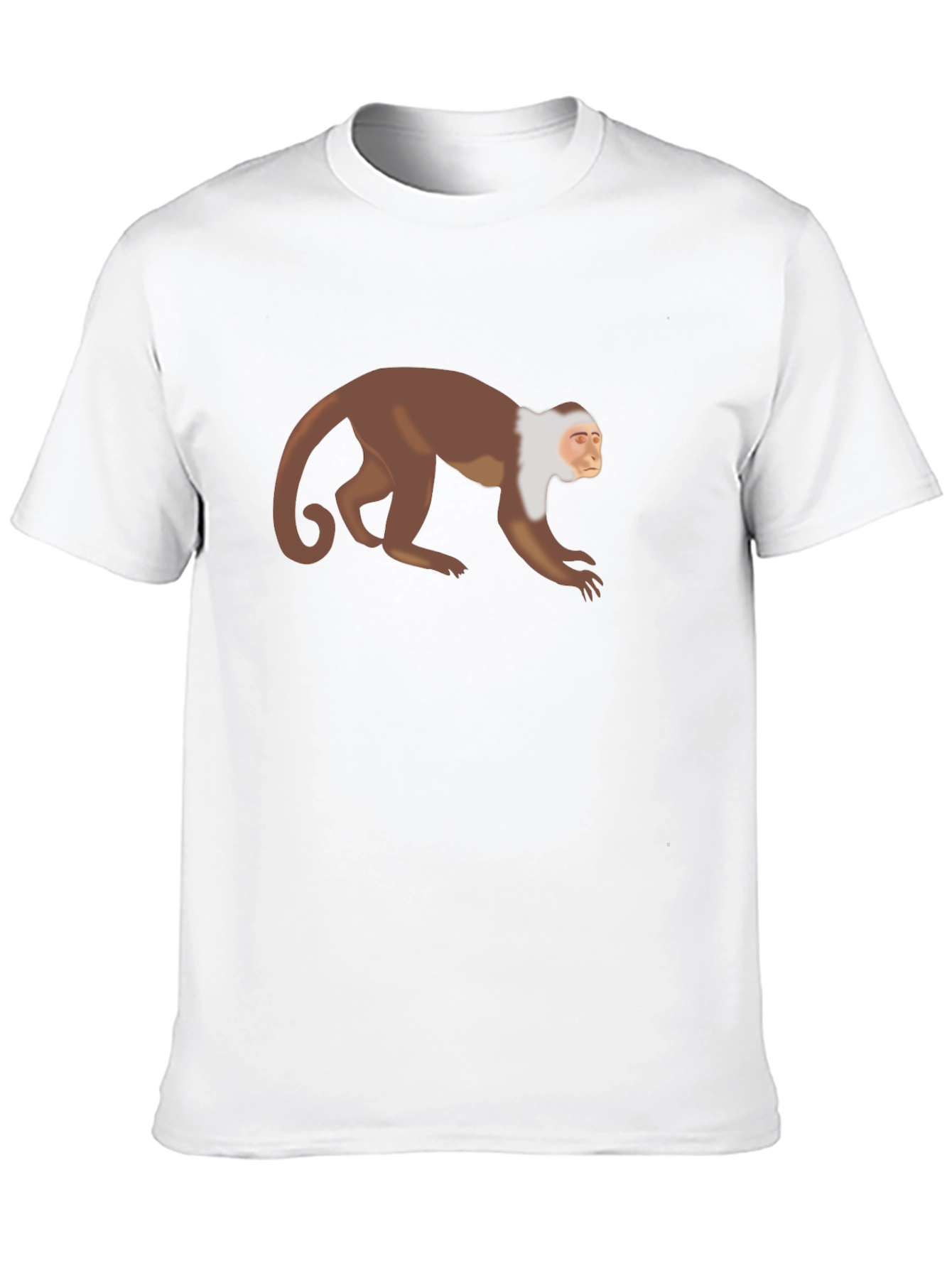Monkey Graphic T-Shirt - Black Casual Tee