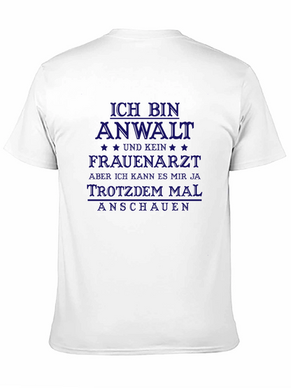 Funny German Lawyer T-Shirt - Ich Bin Anwalt