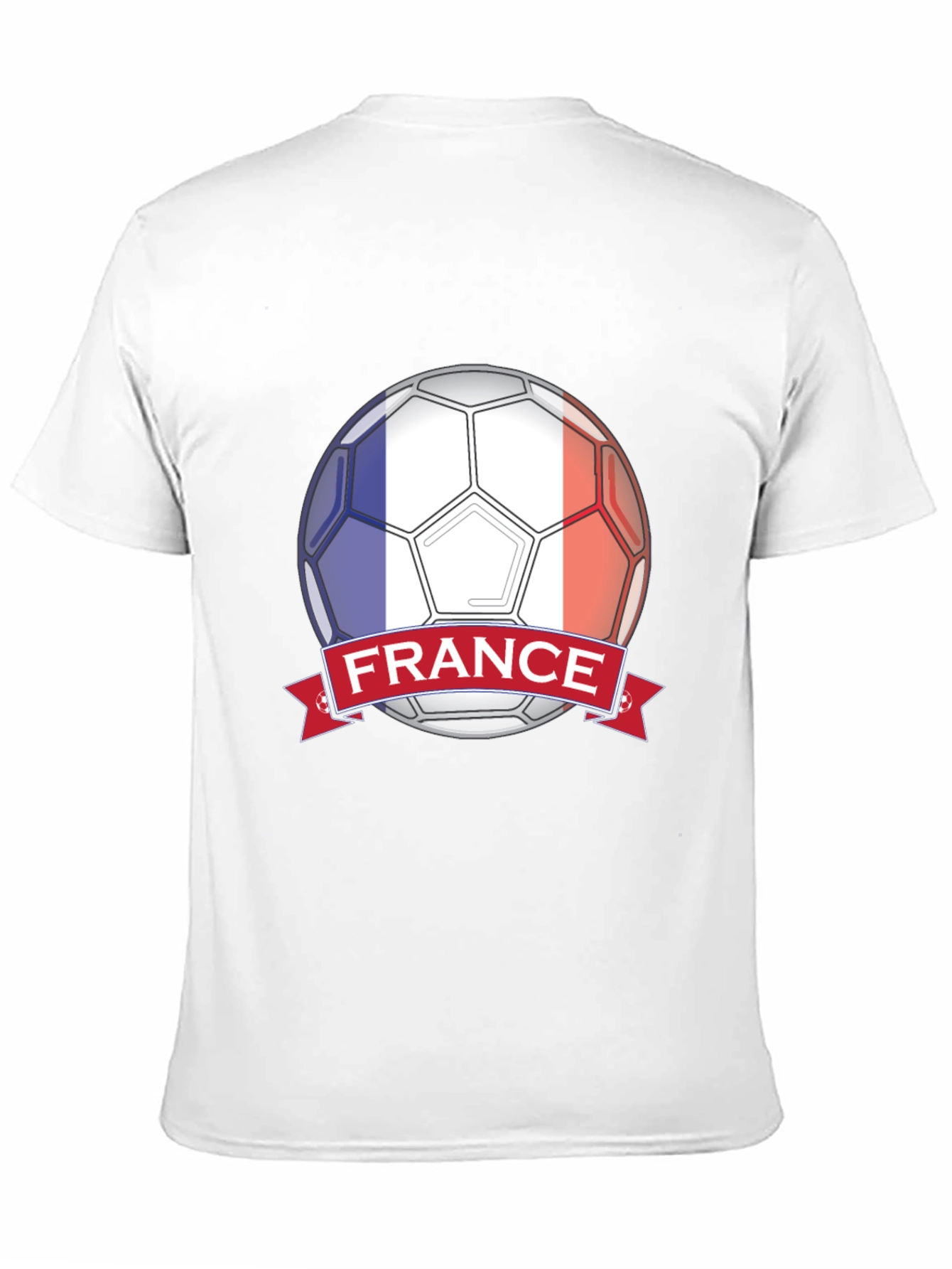 France Soccer Ball T-Shirt - Black Graphic Tee