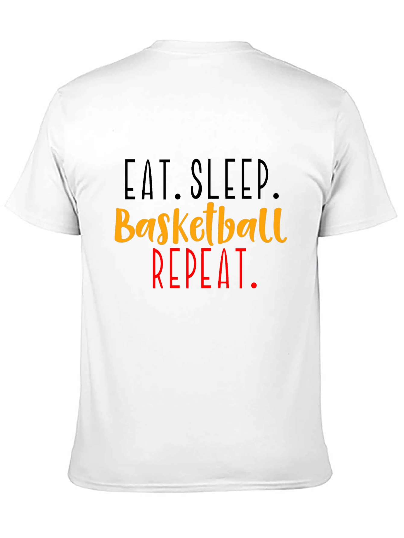 Eat Sleep Basketball Repeat Graphic Tee