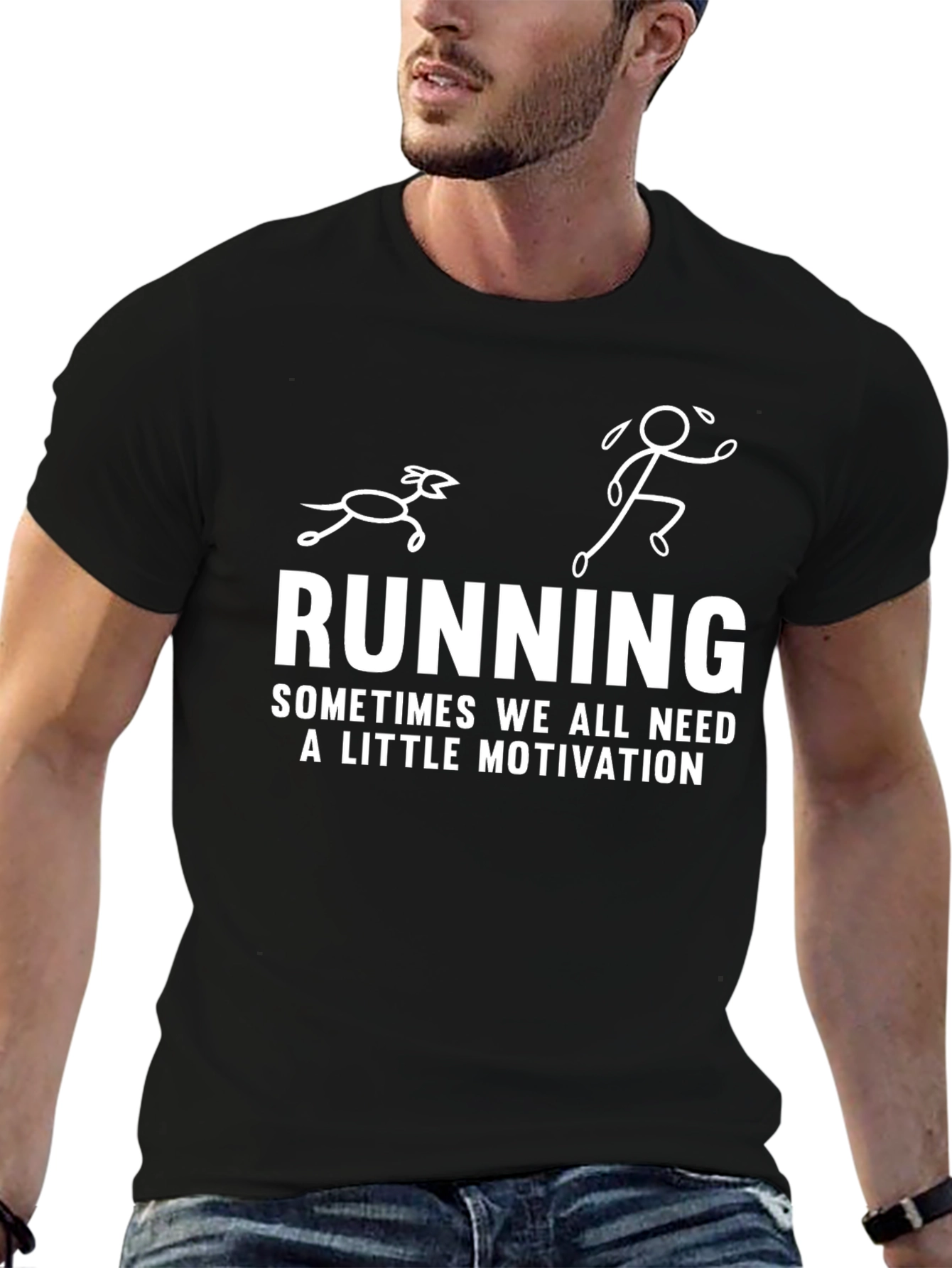 Running Motivation Graphic T-Shirt