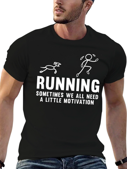 Running Motivation Graphic T-Shirt