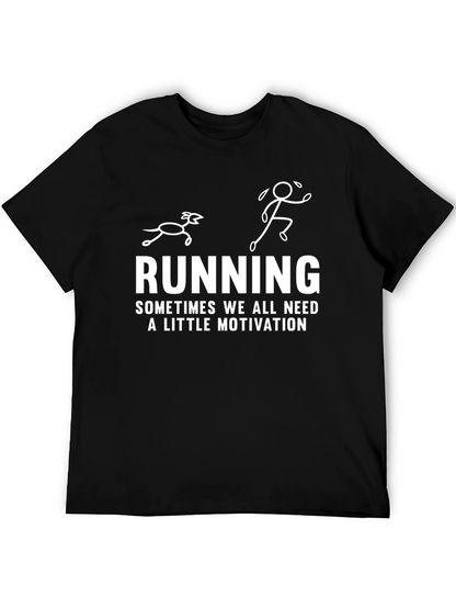 Running Motivation Graphic T-Shirt