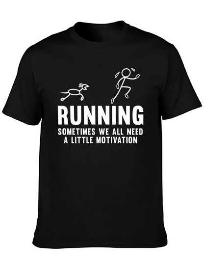 Running Motivation Graphic T-Shirt