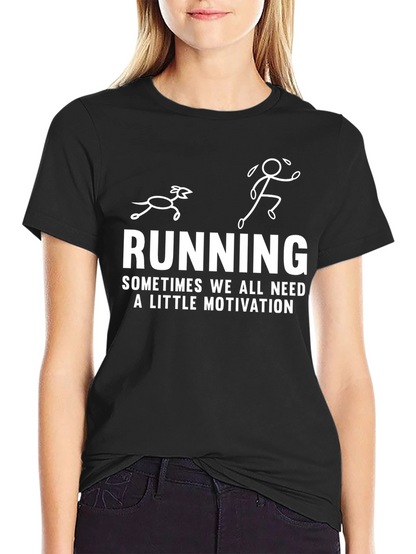 Running Motivation Graphic T-Shirt