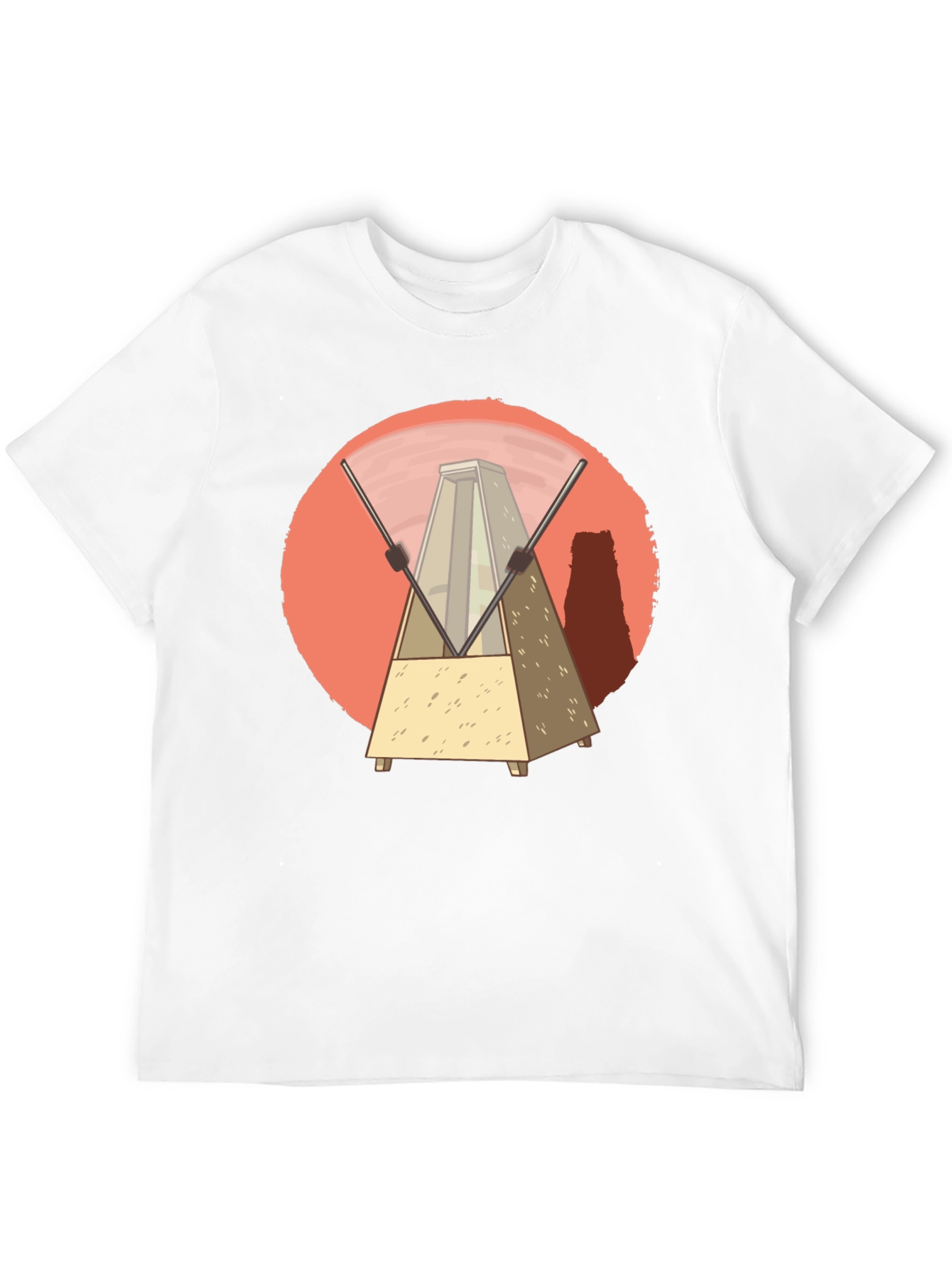 Metronome Graphic Tee - Unique Music Lover Design