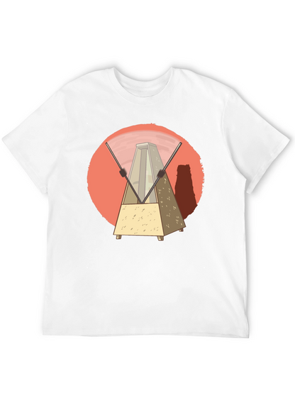 Metronome Graphic Tee - Unique Music Lover Design