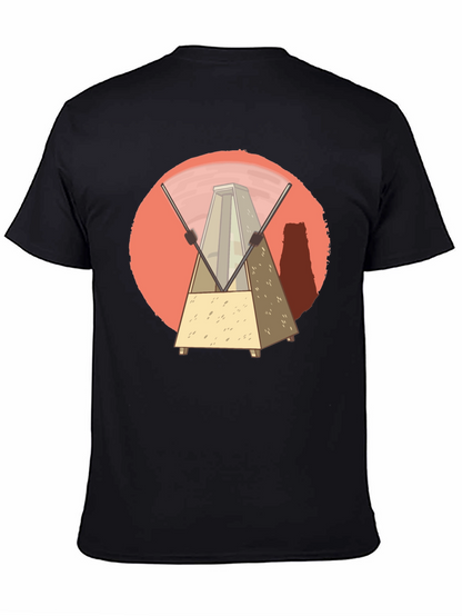 Metronome Graphic Tee - Unique Music Lover Design