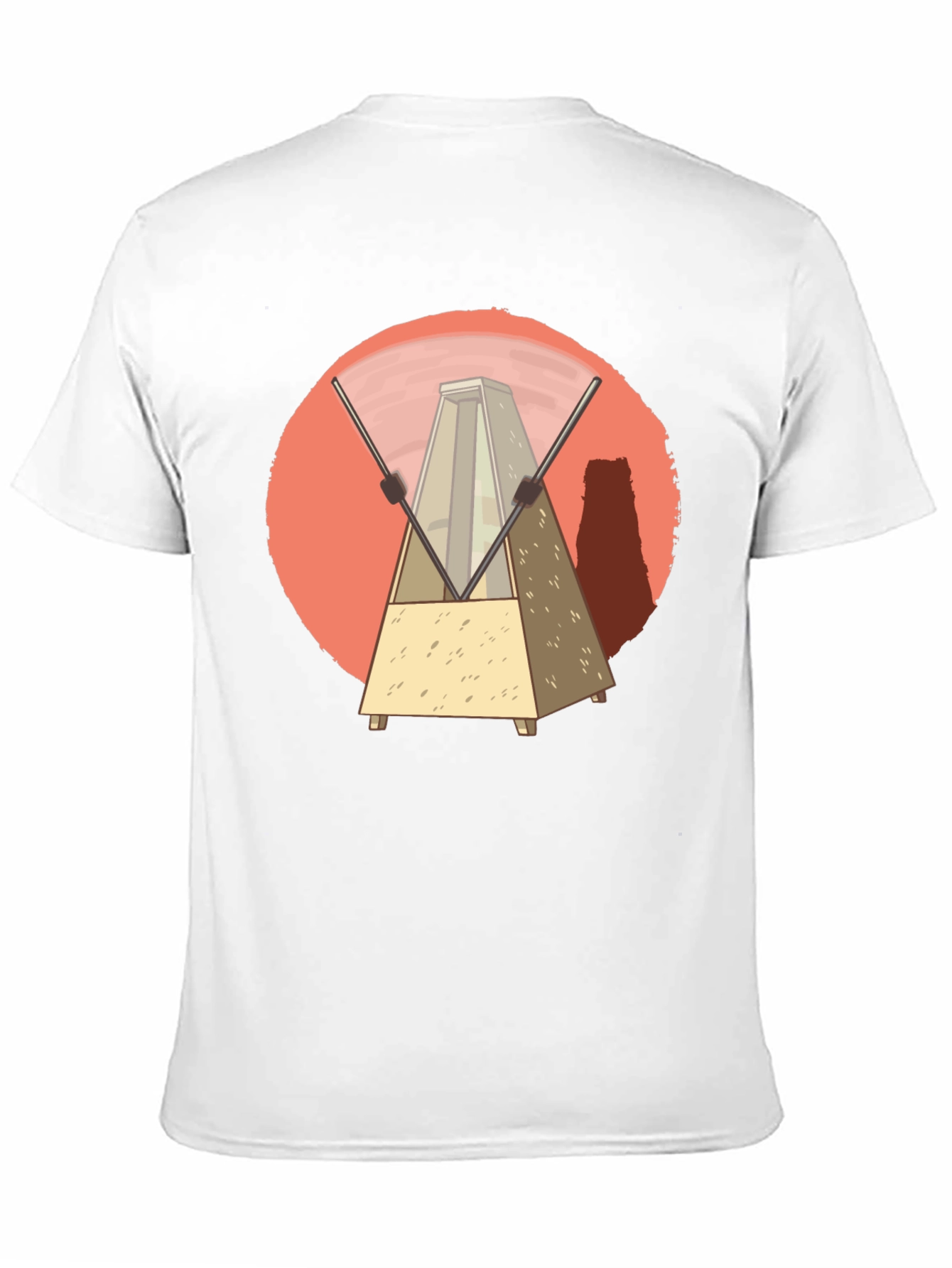 Metronome Graphic Tee - Unique Music Lover Design