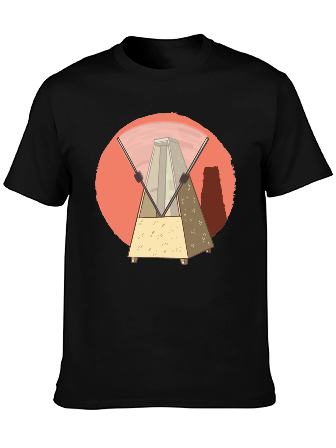Metronome Graphic Tee - Unique Music Lover Design