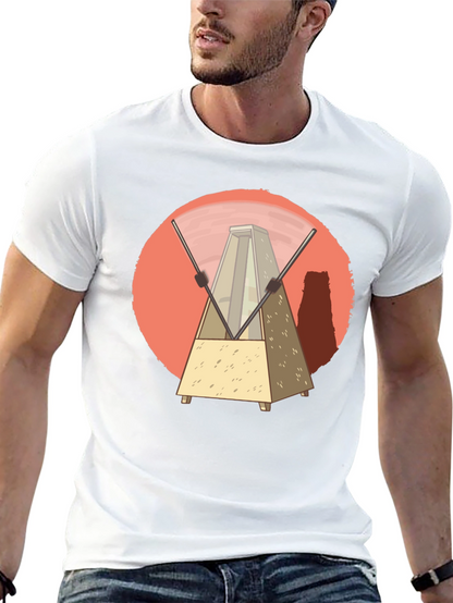 Metronome Graphic Tee - Unique Music Lover Design