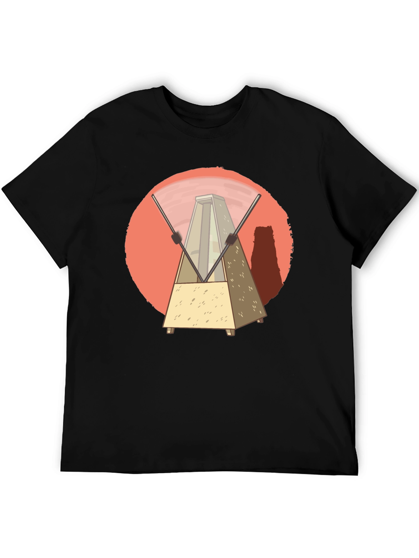 Metronome Graphic Tee - Unique Music Lover Design