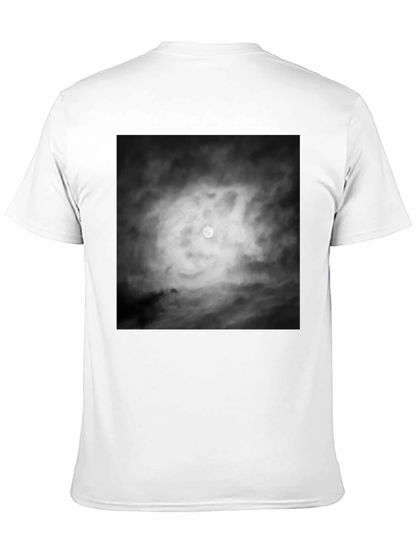 Moonlit Night Graphic Tee - Black