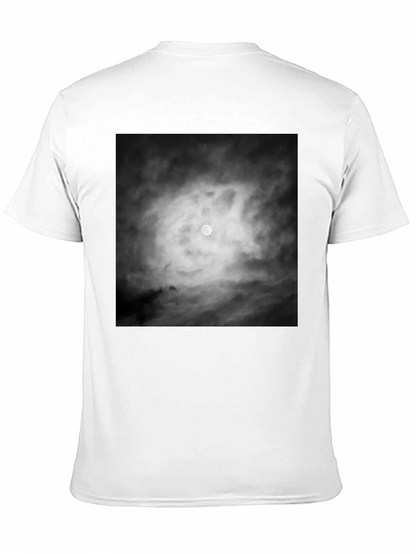 Moonlit Night Graphic Tee - Black