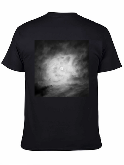 Moonlit Night Graphic Tee - Black