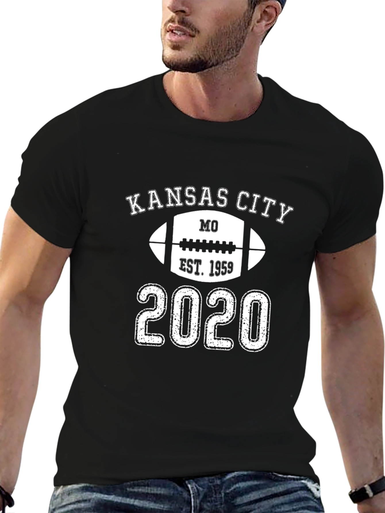 Kansas City Football T-Shirt Est. 1959