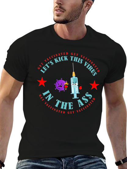 Vaccinated Virus Kick T-Shirt