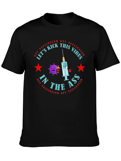 Vaccinated Virus Kick T-Shirt