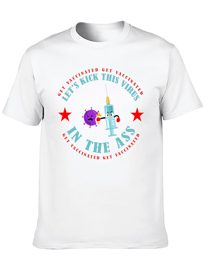 Vaccinated Virus Kick T-Shirt