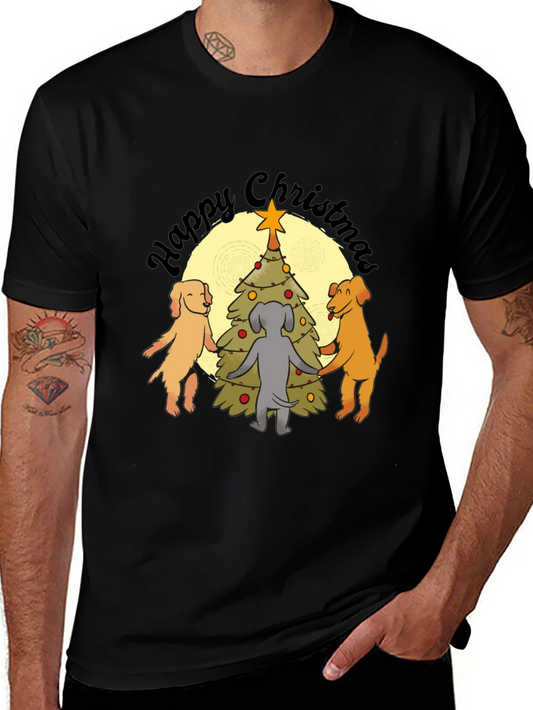 Happy Christmas Dogs T-Shirt