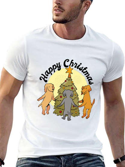 Happy Christmas Dogs T-Shirt