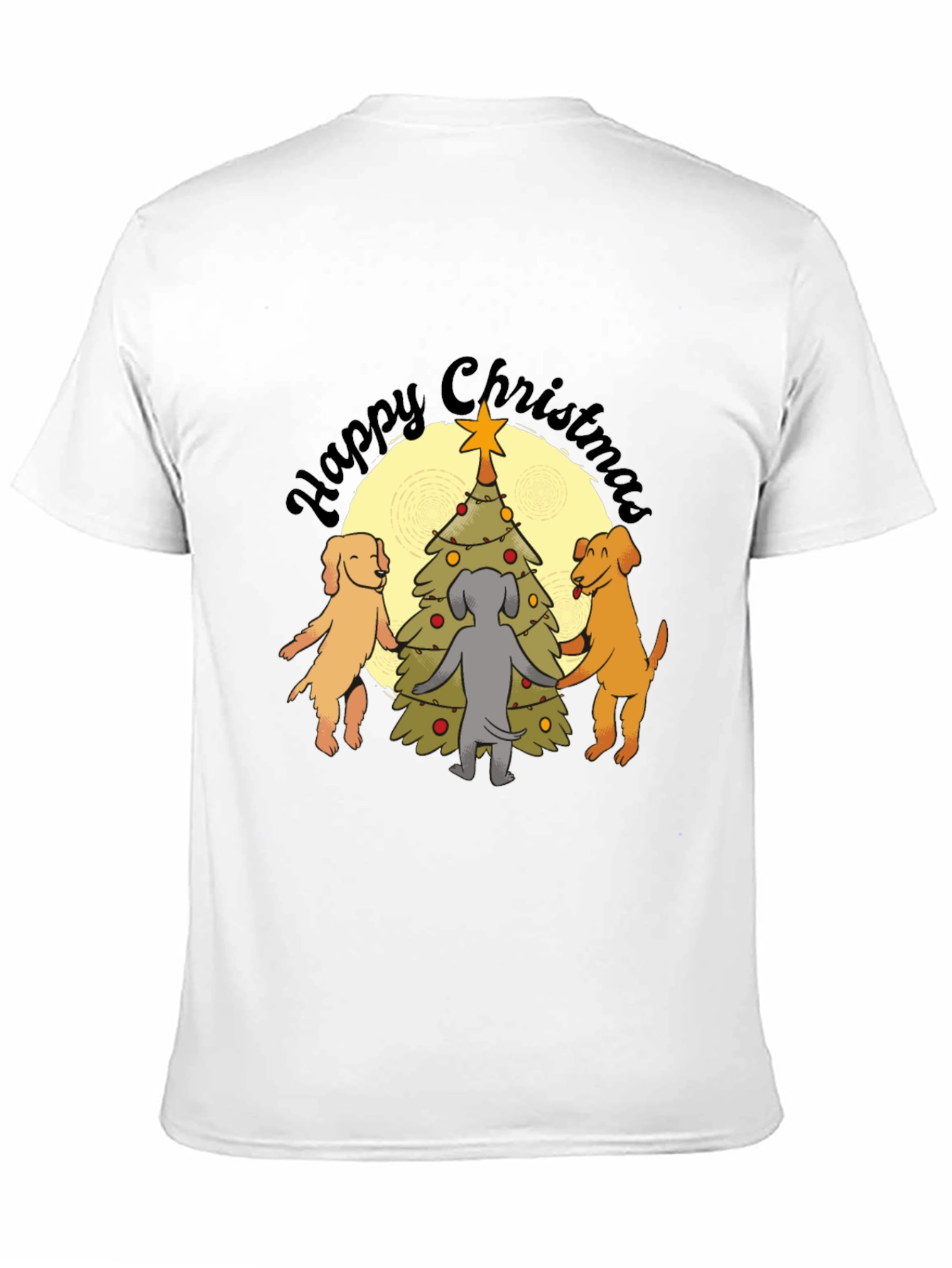 Happy Christmas Dogs T-Shirt