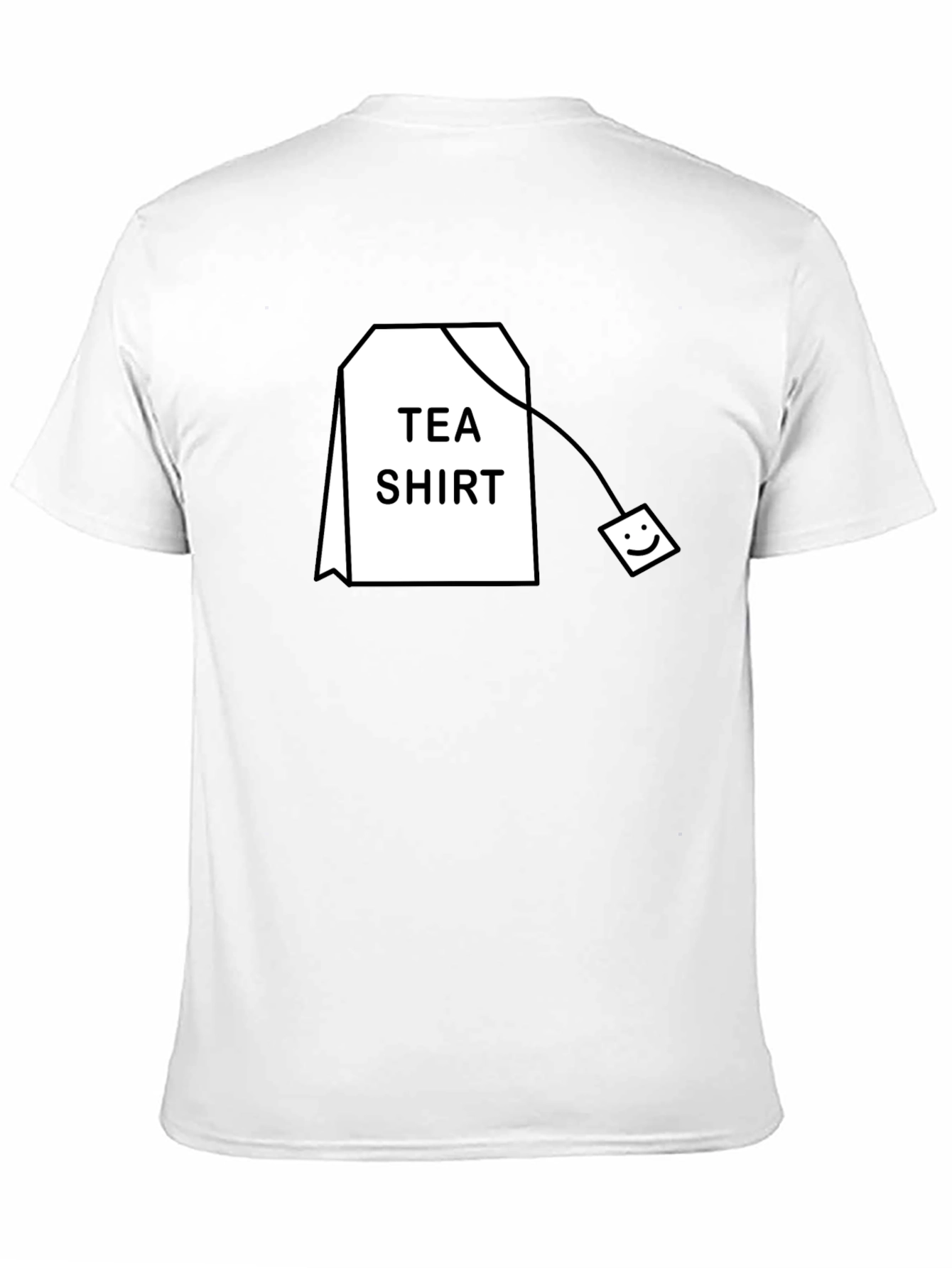 Tea Shirt Graphic T-Shirt - Black Cotton Blend