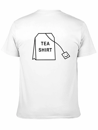 Tea Shirt Graphic T-Shirt - Black Cotton Blend