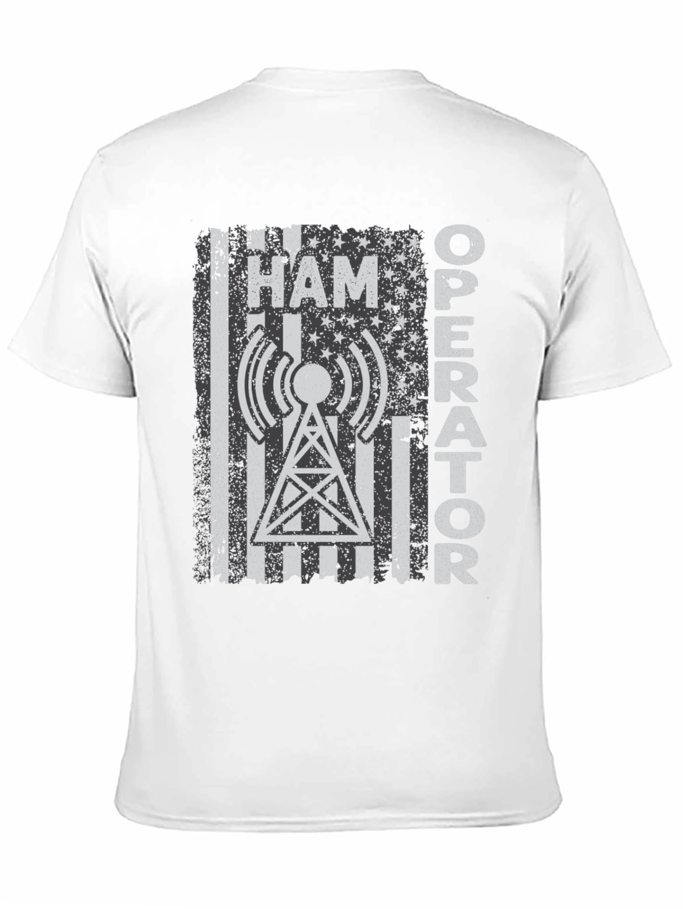 Ham Operator American Flag T-Shirt