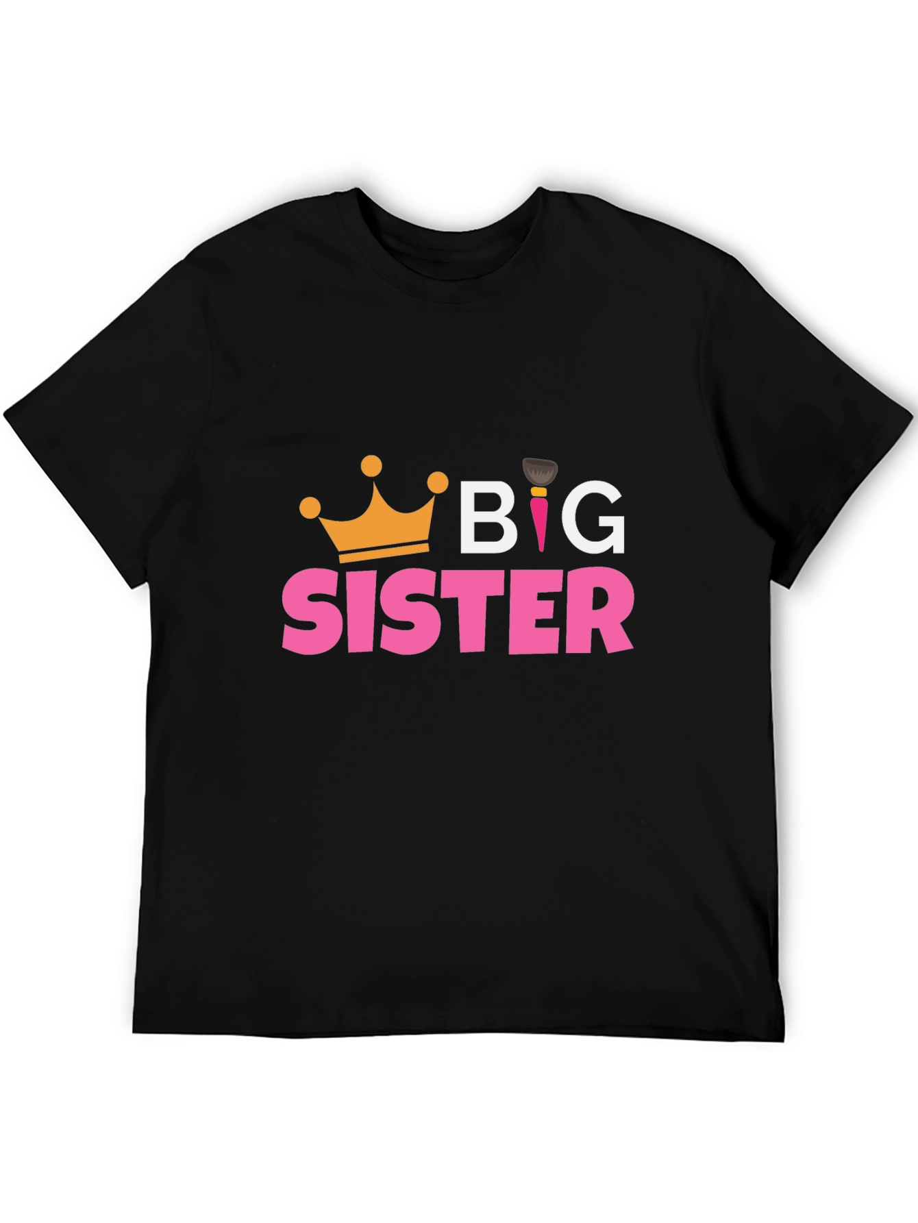 Big Sister T-Shirt - Cute Crown Design