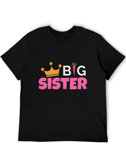 Big Sister T-Shirt - Cute Crown Design