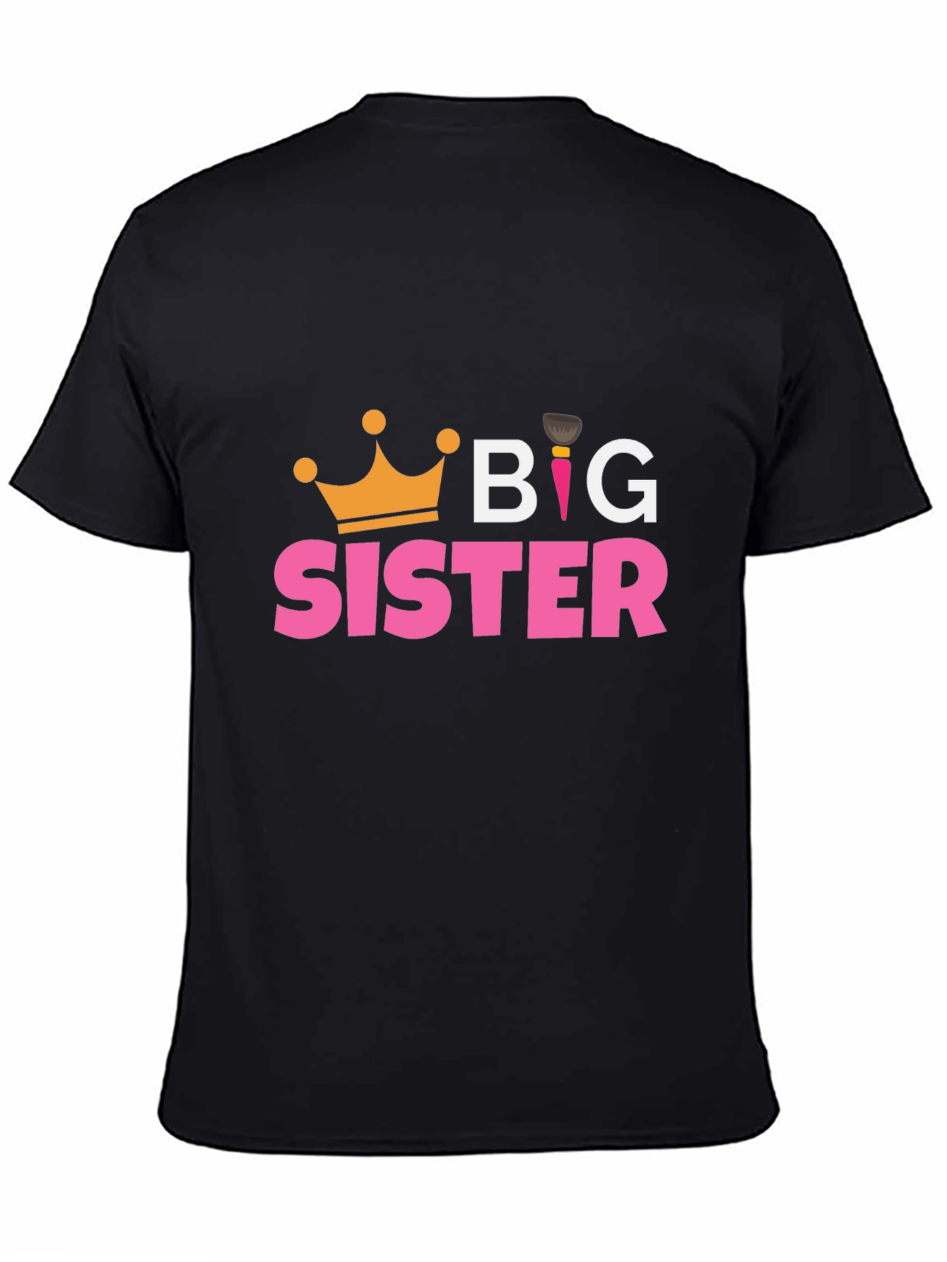 Big Sister T-Shirt - Cute Crown Design