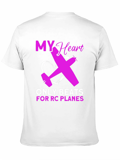 RC Plane Lover T-Shirt - Heartbeat Design