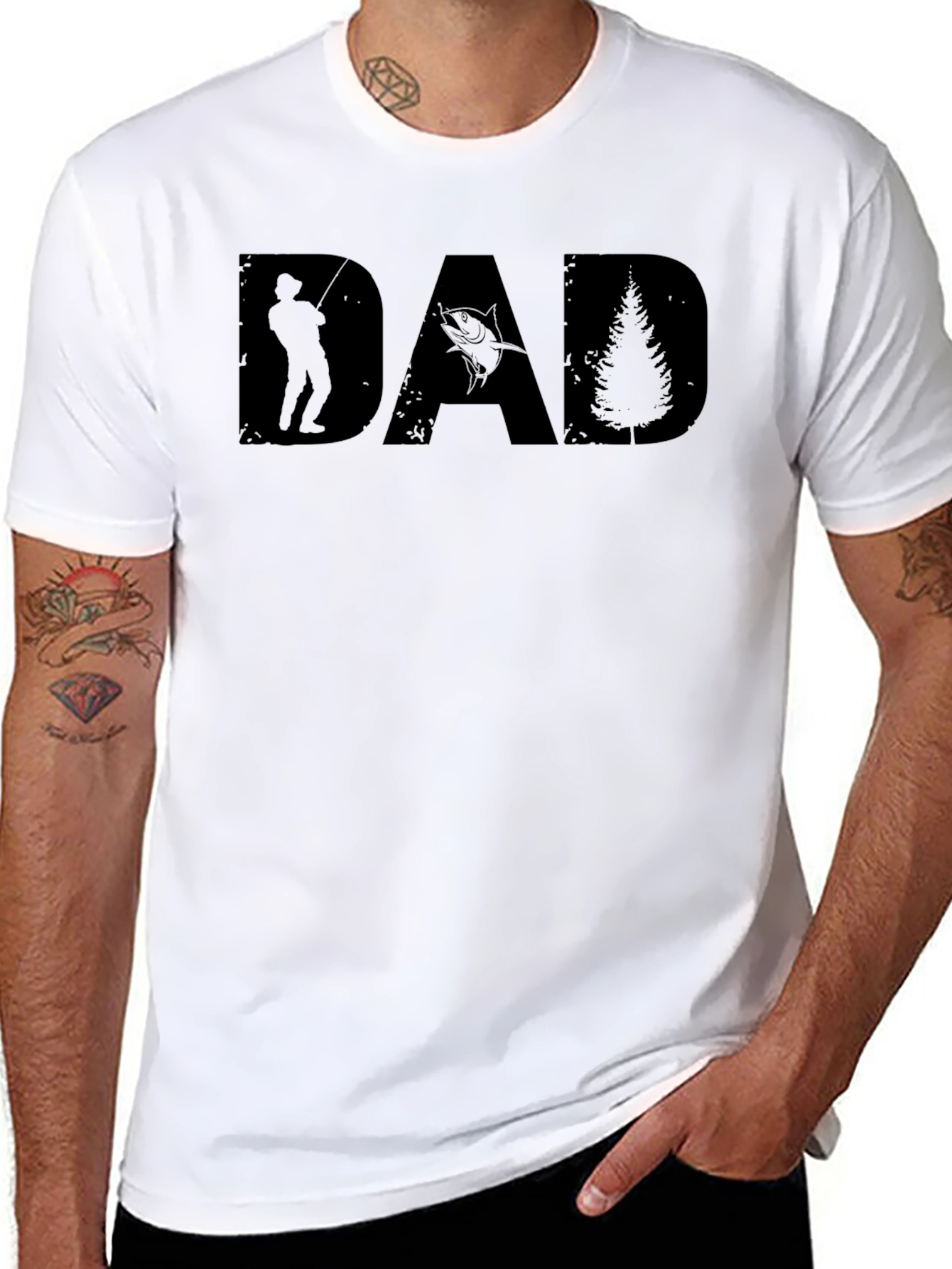 Fishing Dad T-Shirt - Perfect Fathers Day Gift!